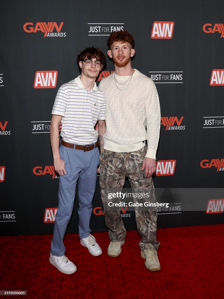Max Velocity Riley Max and Riley attend the 2025 GayVN Awards show at The Theater at ...
