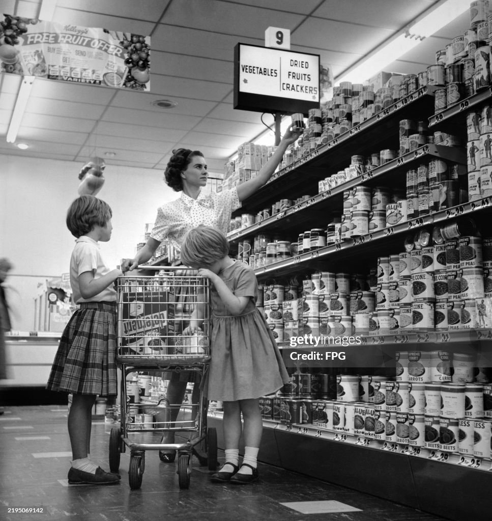 Shoppers On Aisle 9
