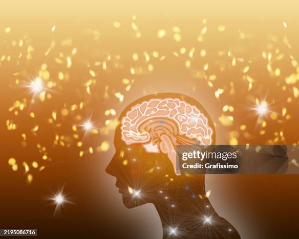 deep learning cyborg with artificial neural network illustration - data science pattern stock illustrations
