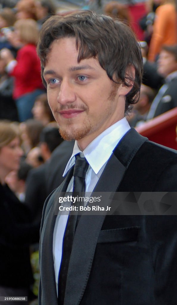 Actor James Mcavoy At Academy Awards