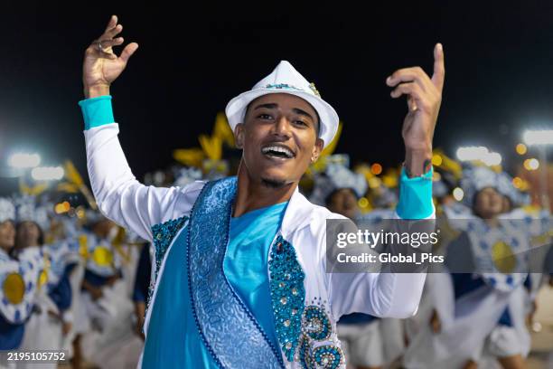 carnaval in brazil - sambadrome performance space stock pictures, royalty-free photos & images