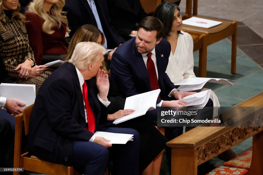 National Cathedral Holds A Service Of Prayer For The Nation