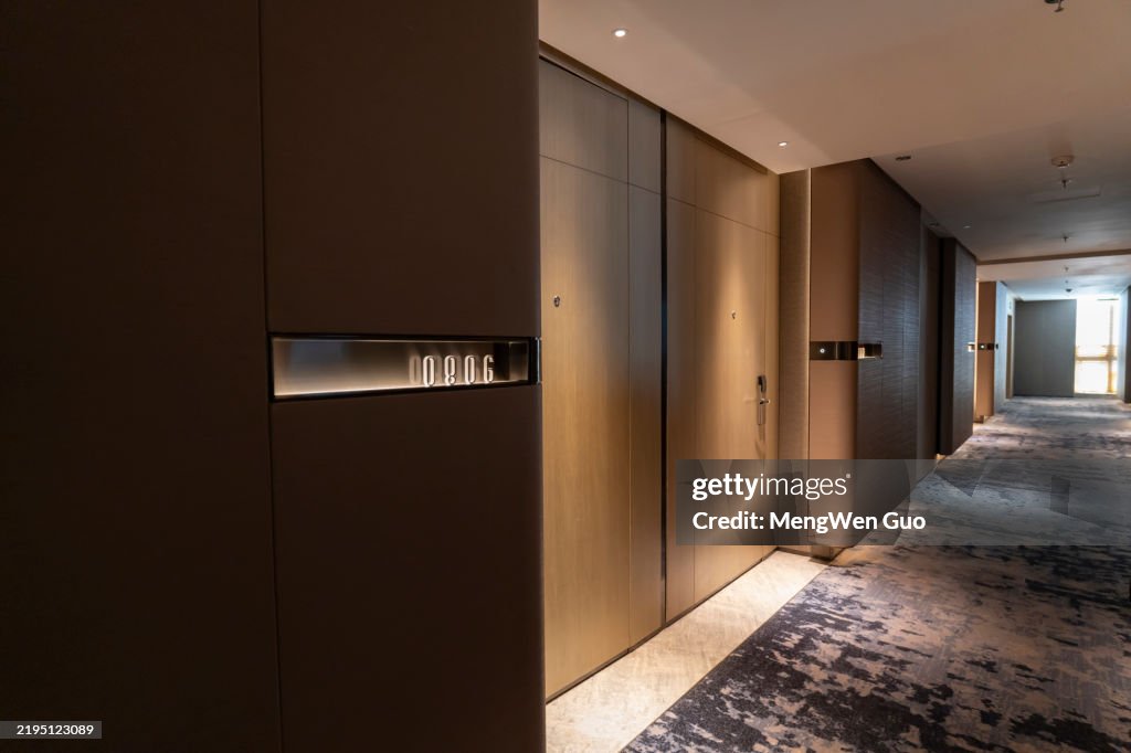 Hotel Korridor eines Zimmers