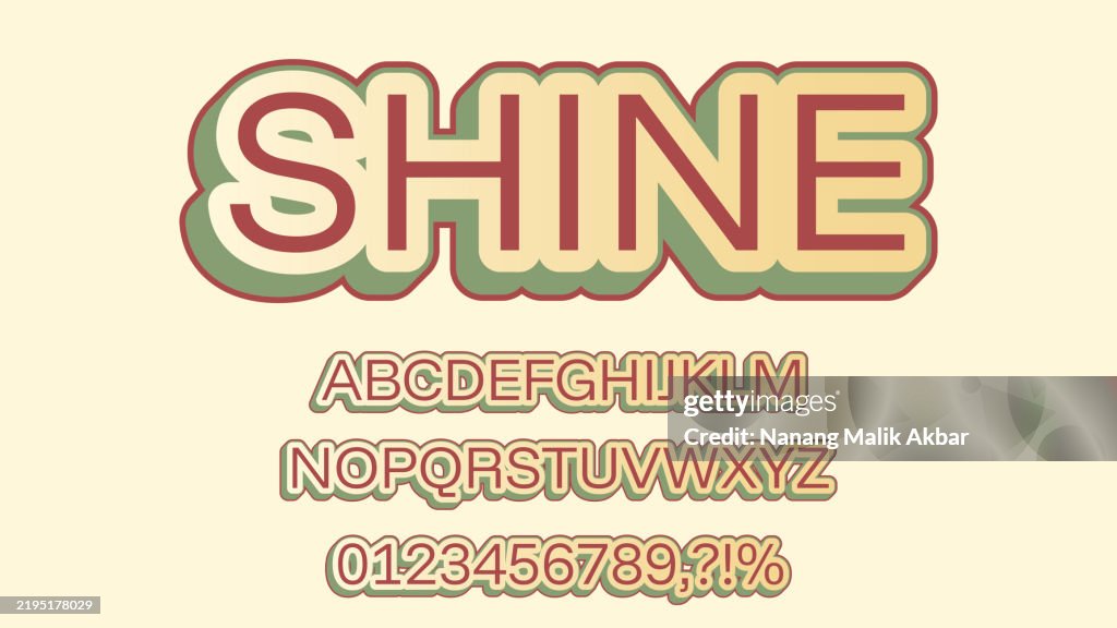 Alphabet 3d Design And Colorful Editable Text Effect Text Can Be ...