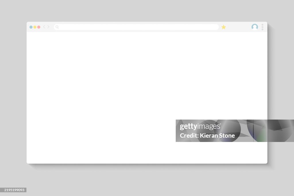 Html Mock Browser Blank Browser Template Mockup Subtle Colour High-Res Stock Photo ...