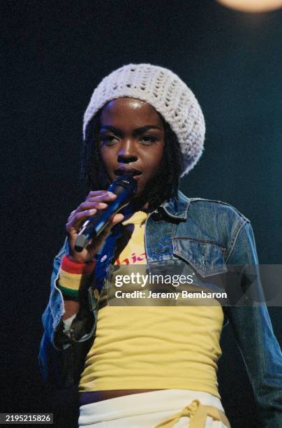 American singer Lauryn Hill performs at the Zenith in Paris,