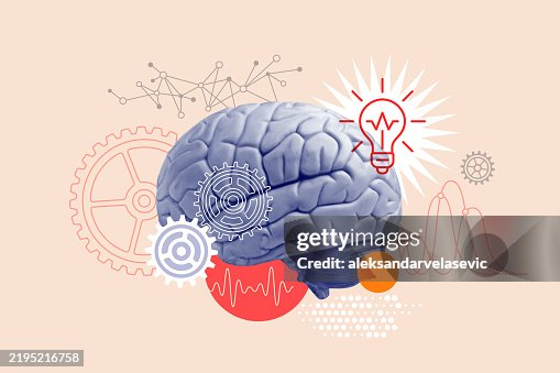 Thinking Mind Brain Power Concept Thinking Mind Brain Power Concept