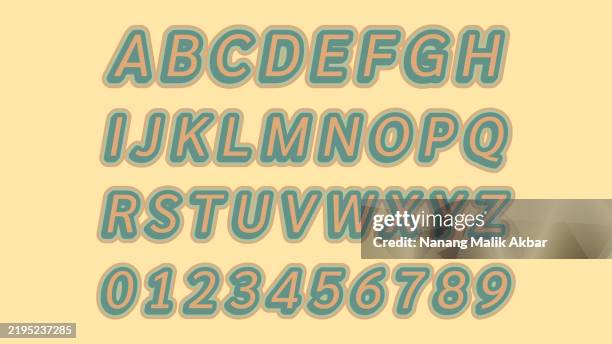 Alphabet 3d Design And Colorful Editable Text Effect Text Can Be ...