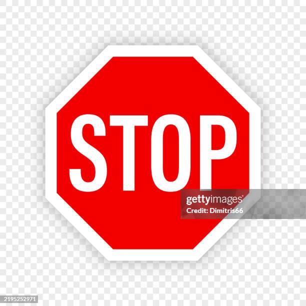 stop sign icon - word clipart stock illustrations
