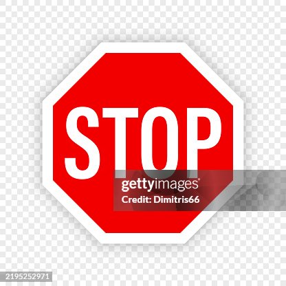 Stop sign icon Stop sign icon