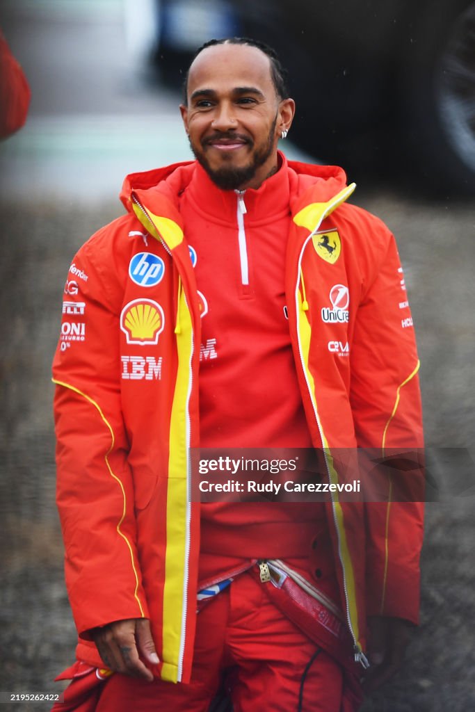 Lewis Hamilton tests for Ferrari