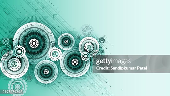 Mechanical Engineering Drawing Abstract Drawing High-Res Vector Graphic ...