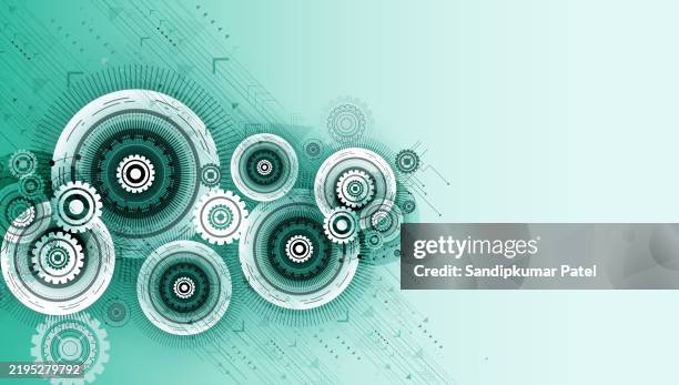 Mechanical Engineering Drawing Abstract Drawing High-Res Vector Graphic ...