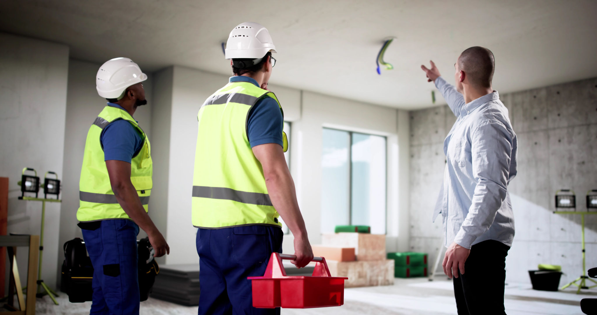 Skilled Home Renovation Workers Transforming Interior Skilled Home Renovation Workers Transforming Interior