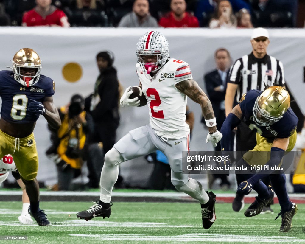 2025 CFP National Championship Presented by AT&T- Ohio State v Notre Dame