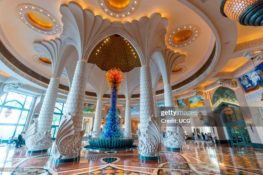 Foyer in the Atlantis the Palm hotel Dubai