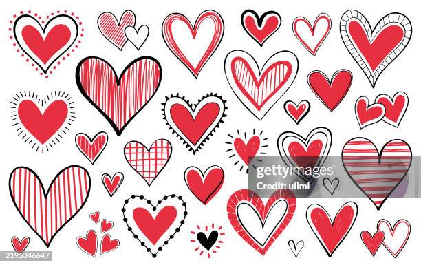 stockillustraties, clipart, cartoons en iconen met hearts - hart