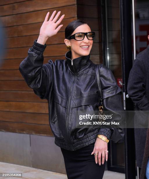 Bella Hadid is seen on January 25, 2025 in New York City.
