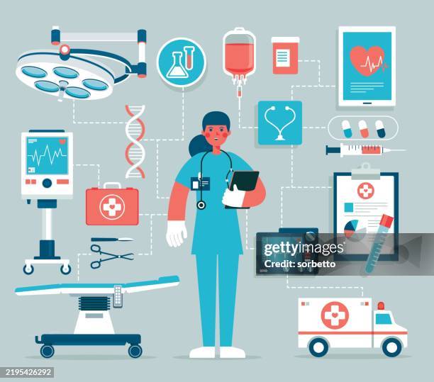 stockillustraties, clipart, cartoons en iconen met surgery operation - medische artikelen