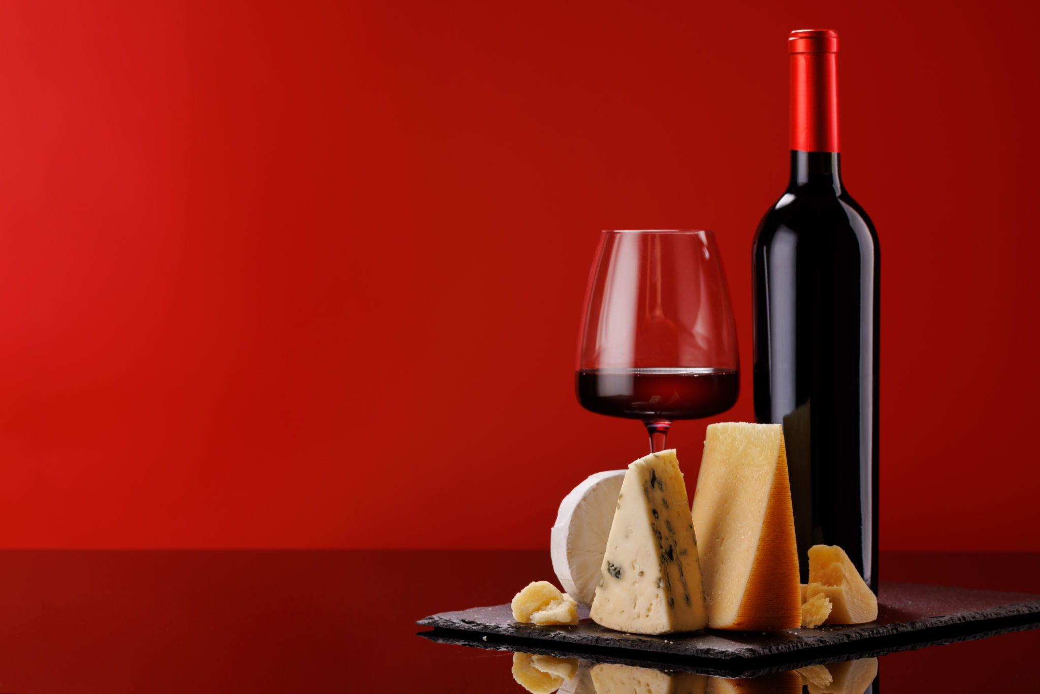 cheese and wine