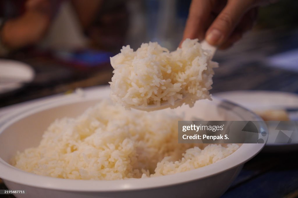 555 Rice Cooked Rice Cooked High-Res Stock Photo - Getty Images