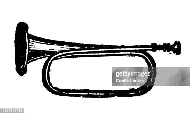 Bugle Instruments Drawing 541 Bugle (Instrument) Stock Photos, High-Res Pictures, and Images ...