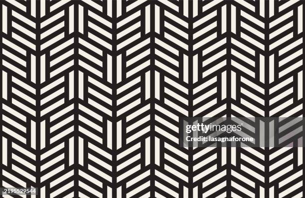 seamless geometric vector pattern - herringbone tile stock illustrations