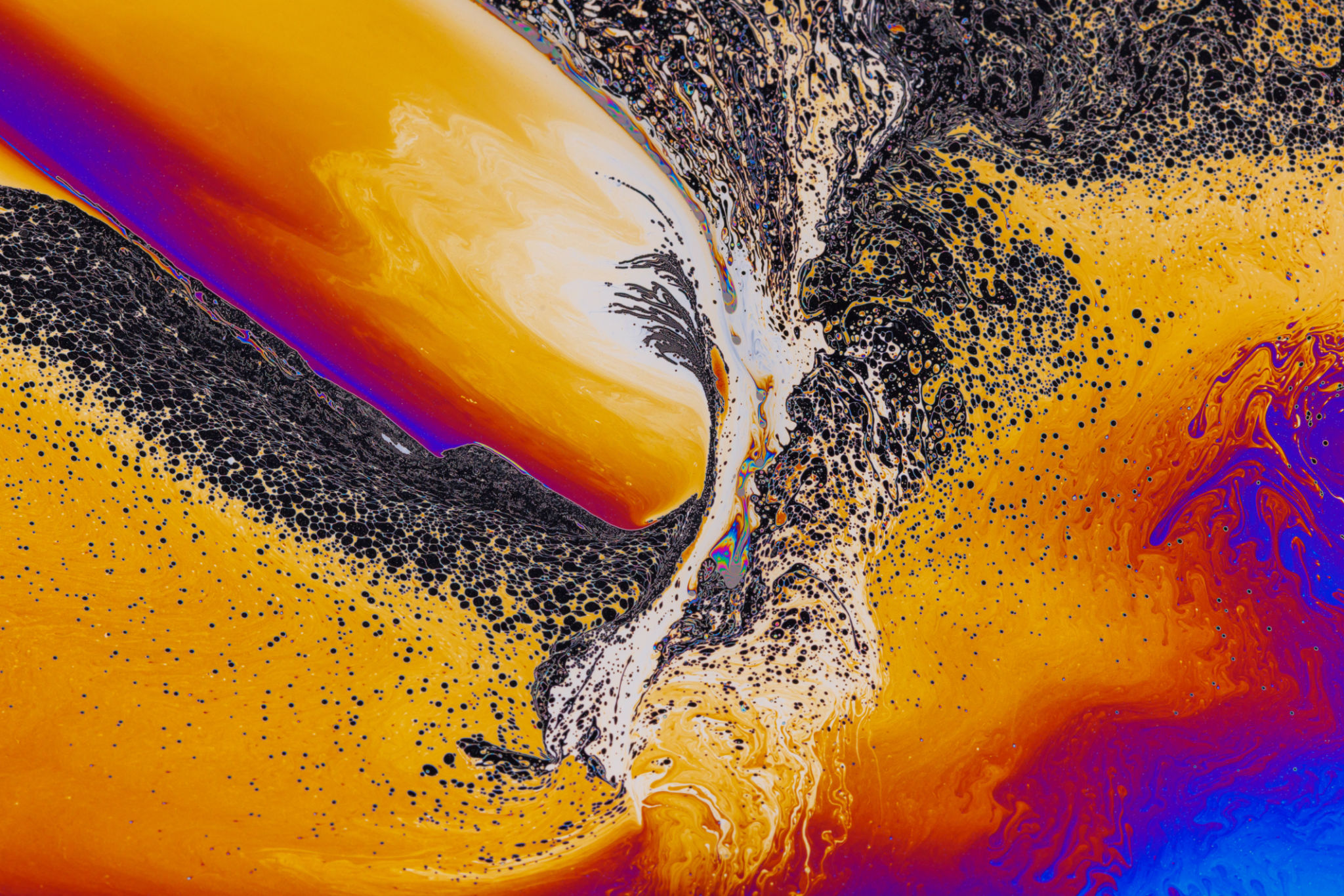 Fluid soap bubble psychedelic colorful abstract art Fluid soap bubble psychedelic colorful abstract art