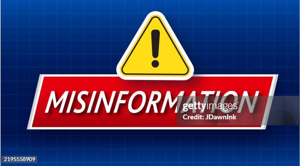 Sample Informacast Alert Graphics Misinformation Alert Concept Web Banner Template Background Design With ...