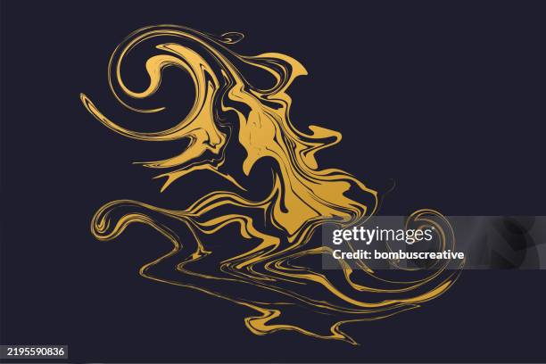 abstract liquid background - electromagnetic spectrum stock illustrations