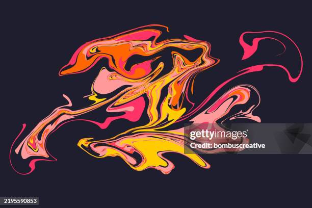 abstract liquid background - radioactive liquid stock illustrations