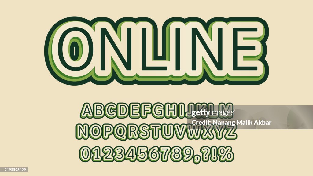 Alphabet 3d Design And Colorful Editable Text Effect Text Can Be ...