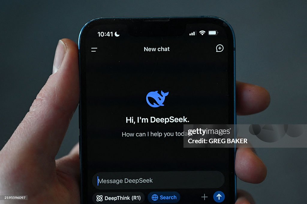 Deepseek Code Android This photo illustration shows the DeepSeek app on a mobile phone in ...