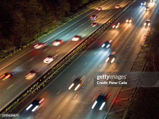 motorway traffic uk - motorway stock pictures, royalty-free photos & images