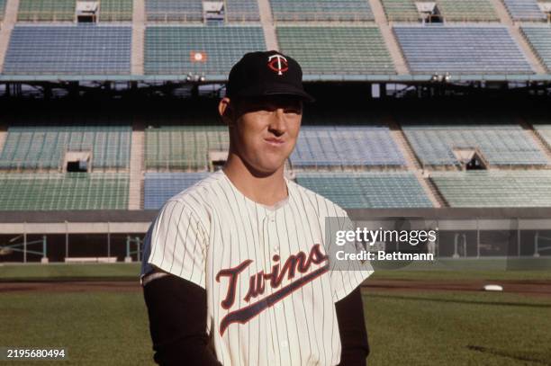 American baseball pitcher Jim Kaat, of the Minnesota Twins, pictured at Metropolitan Stadium in Minneapolis, Minnesota, September 1969.