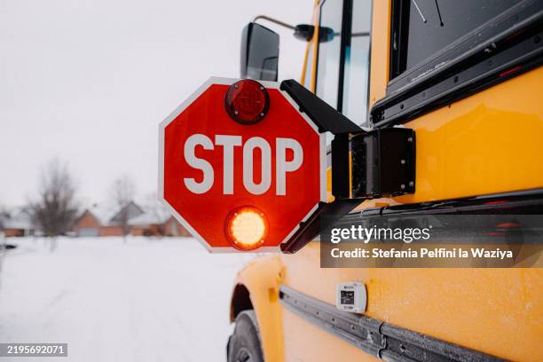 Bus Out Sign 219 School Bus Stop Sign Out Stock Photos, High-Res Pictures, and ...