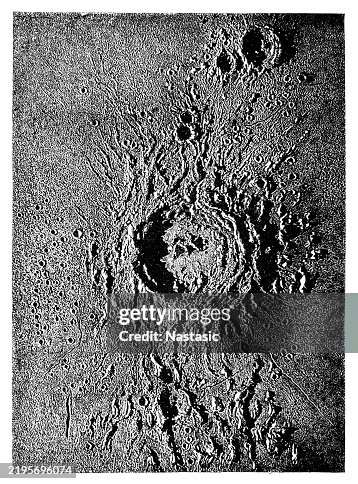 Moon surface, Copernicus Moon surface, Copernicus