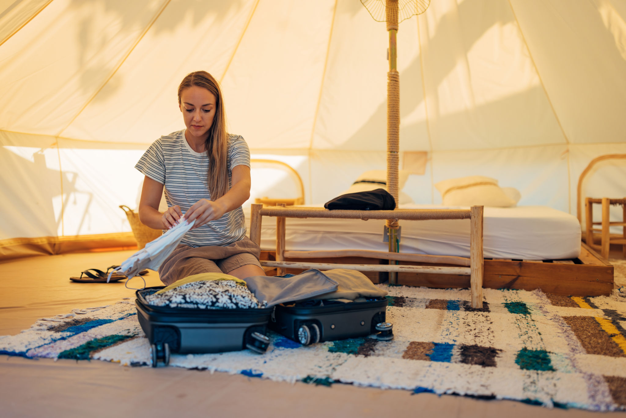 packing for glamping