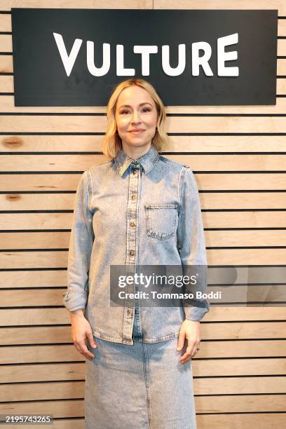 Sarah Goldberg at Sundance Film Festival at The Vulture Spot on January 24, 2025 in Park City, Utah.