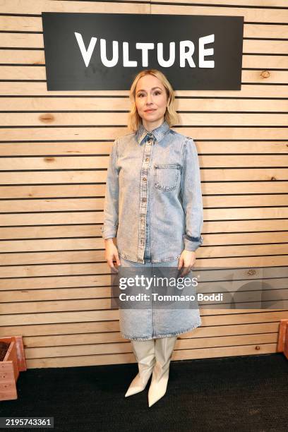 Sarah Goldberg at Sundance Film Festival at The Vulture Spot on January 24, 2025 in Park City, Utah.