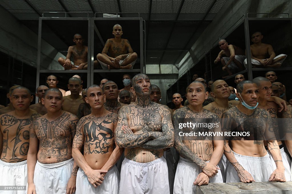 Decatur Prisioners TOPSHOT - Inmates remain in a cell at the Counter-Terrorism... News ...