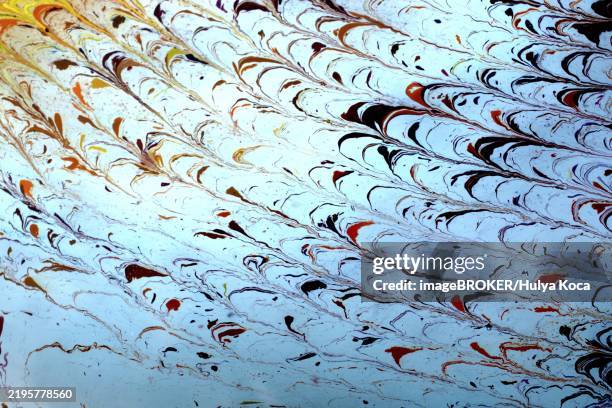ebru marble conch effect surface pattern design for print - conch stock illustrations