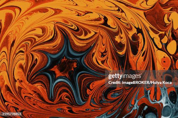 ebru marble conch effect surface pattern design for print - conch stock illustrations