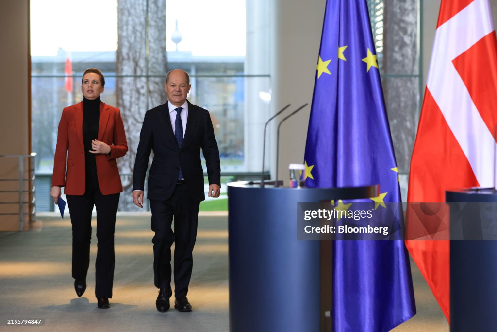 Denmark's Prime Minister Mette Frederiksen Visits German Chancellor Olaf Scholz