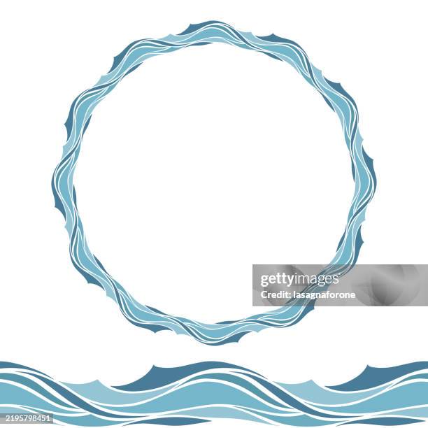 Water Frame Pattern Border Frame High-Res Vector Graphic - Getty Images