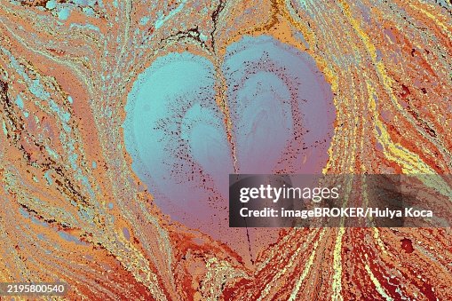 Ebru marble conch effect surface pattern design for print Ebru marble conch effect surface pattern design for print