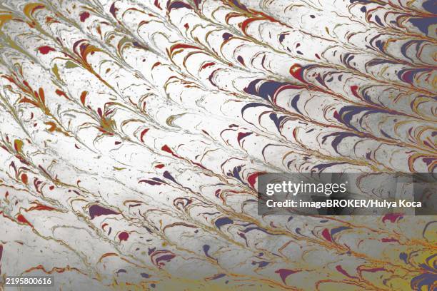 ebru marble conch effect surface pattern design for print - conch stock illustrations
