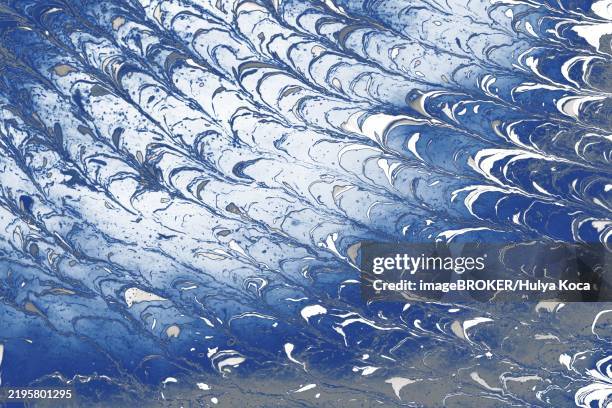 ebru marble conch effect surface pattern design for print - conch stock illustrations