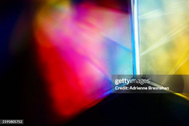 color cube in the shadows - angle stock pictures, royalty-free photos & images