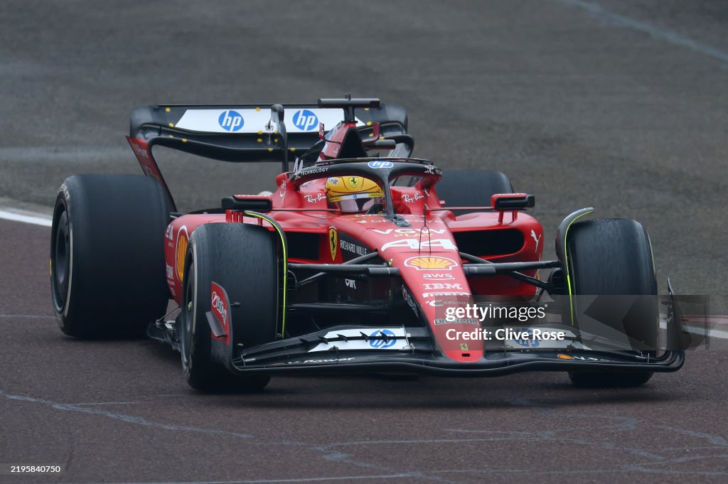 Lewis Hamilton Tests For Ferrari